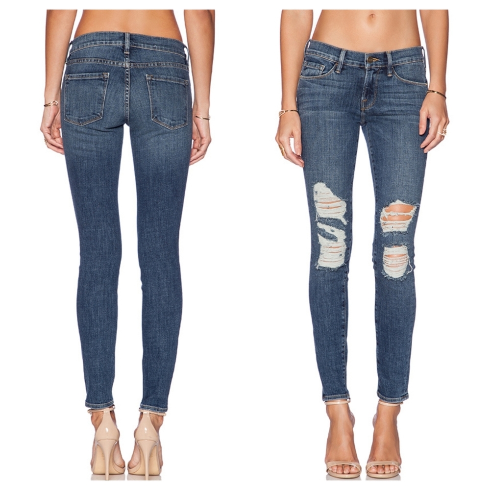 FRAME Jeans Le Skinny De Jeanne in Seville Sz 27